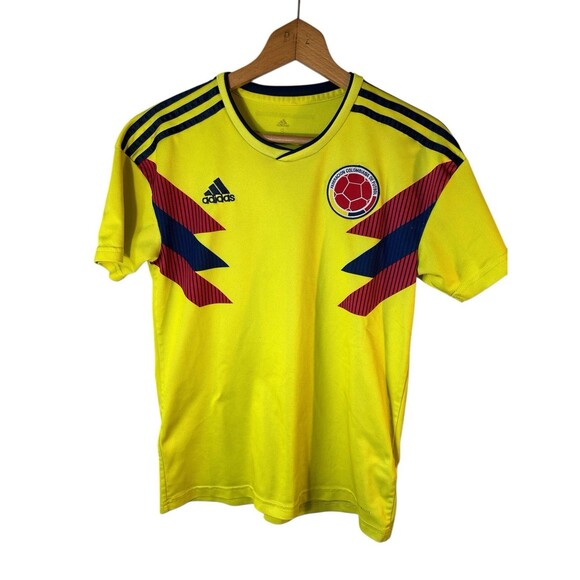 adidas Other - Adidas Colombia National Team Soccer Futbol Jersey Yellow Size S World Cup